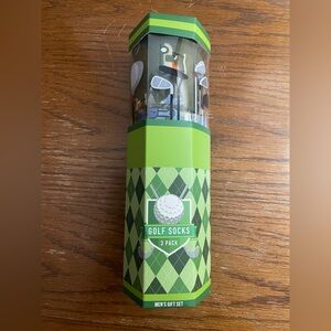 Dress socks golf socks with golf patterns 3-pack size 8-12